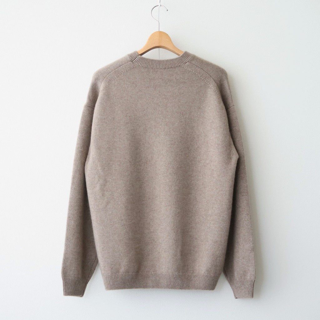 BABY CASHMERE KNIT P/O #NATURAL BROWN [A26AP02BC]