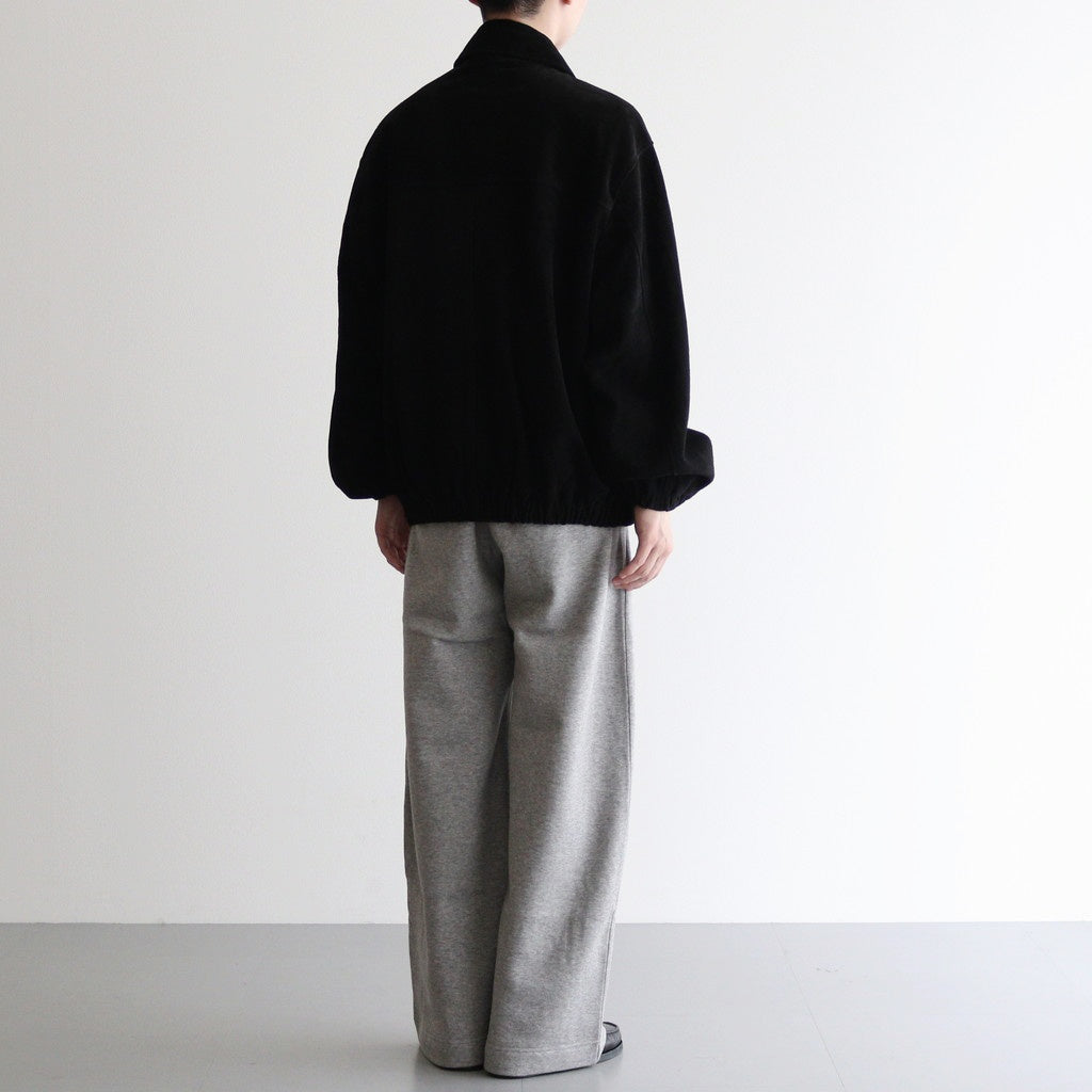 YAK/COTTON SWEAT EASY TROUSERS #TOP GREY [ST.1288]