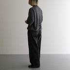 Linen S/S Shirt #Navy [2501-014]