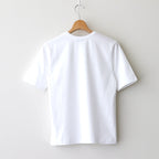 SUVIN 60/2 PERFECT SHORT-SLEEVE #WHITE [KKAGGM0013]