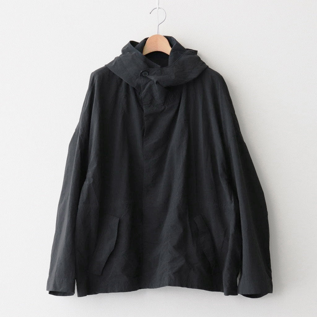 FMSTJK - ナイロンタッサー ガーメントダイ ショートモッズコート #95 Black [SN_FR1002JK]