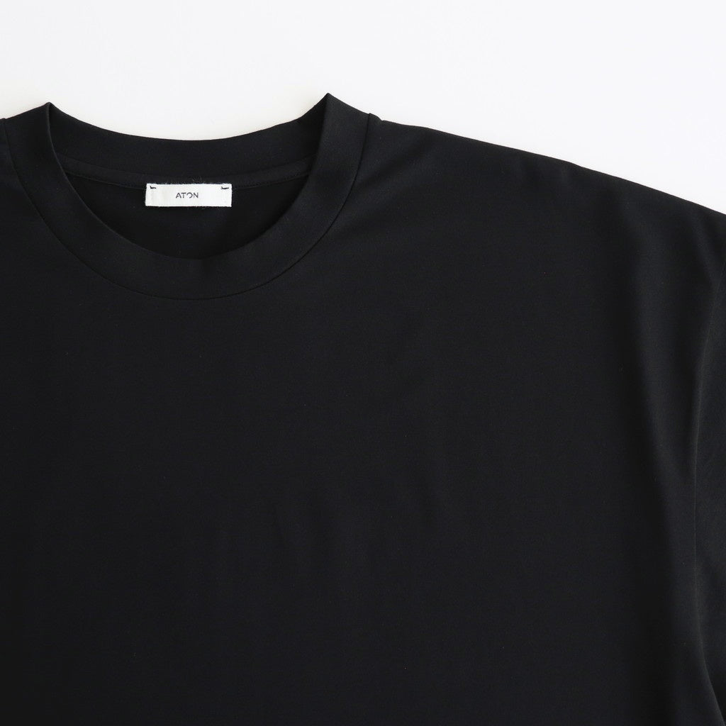 SUVIN 60/2 OVERSIZED T-SHIRT #BLACK [KKAGGM0015]