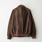 Hairy Suede Raglan Blouson #BROWN [GU263-30324]