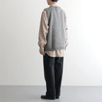 Guernsey Knit Vest #GRAY [41052202]