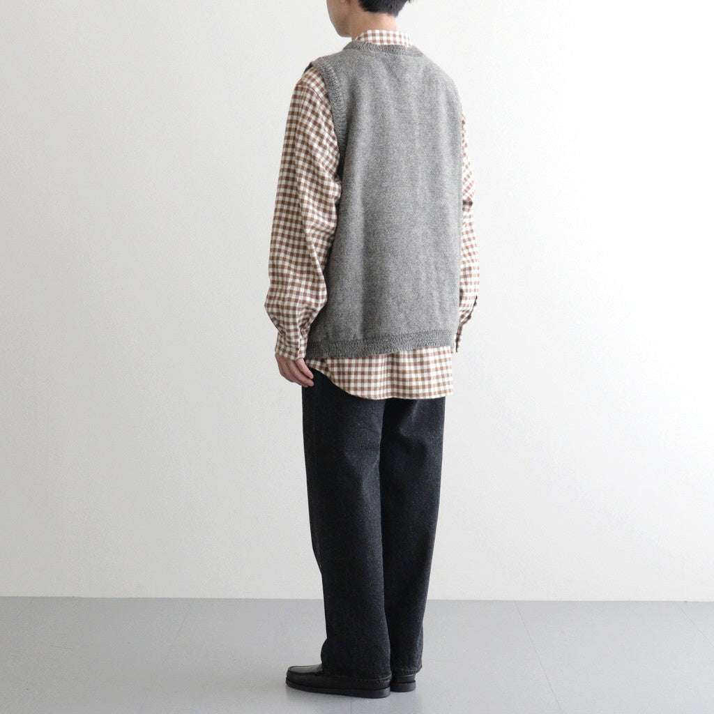 Guernsey Knit Vest #GRAY [41052202]