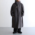 メルトンダッフルロングCT #GRAY [D224-C545]