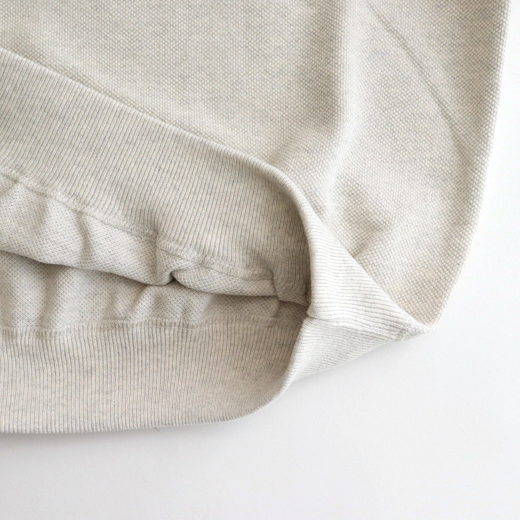 Moss Stitch Polo #Oatmeal [2501-011]