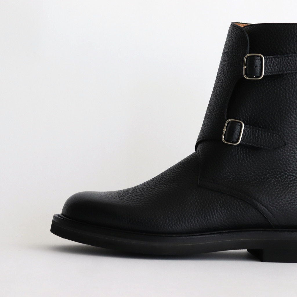 LEATHER WORK BOOTS #BLACK [A25AS01QD] – ciacura