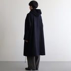 メルトンダッフルロングCT #NAVY [D224-C545]