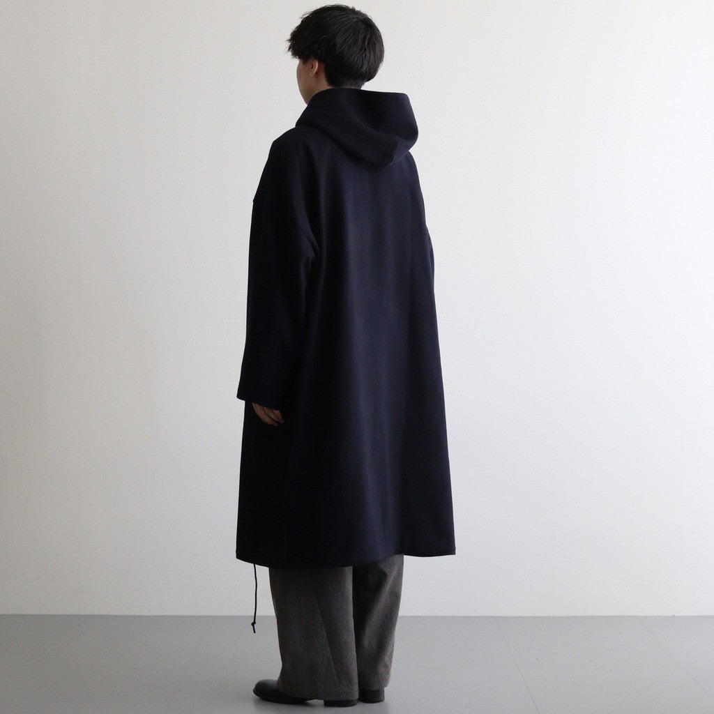 メルトンダッフルロングCT #NAVY [D224-C545]