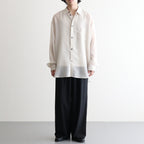 Extra Fine Wool Easy Wide Pants #BLACK [GM251-40093B]