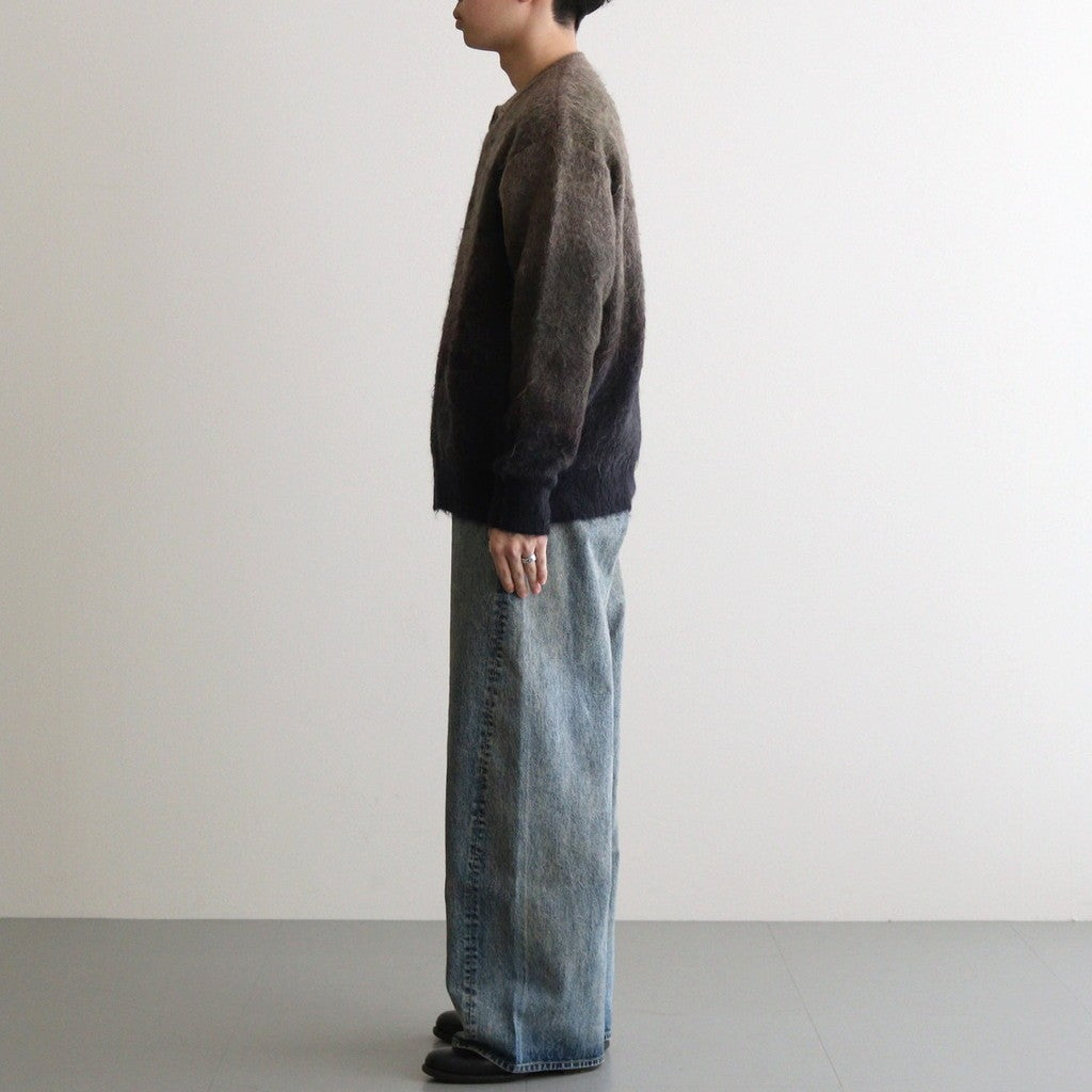 TWIST SEAM BAGGY VINTAGE DENIM JEANS #INDIGO [ST.1074]