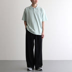 3PLEATED WIDE-LEG TROUSERS #CARBON BLACK [YK25SS0908P]