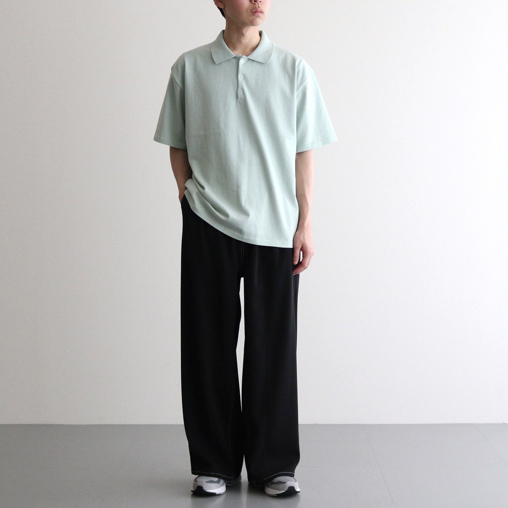 3PLEATED WIDE-LEG TROUSERS #CARBON BLACK [YK25SS0908P]