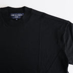 梳毛エステル天竺 セーター #BLACK [HN-N001-051]