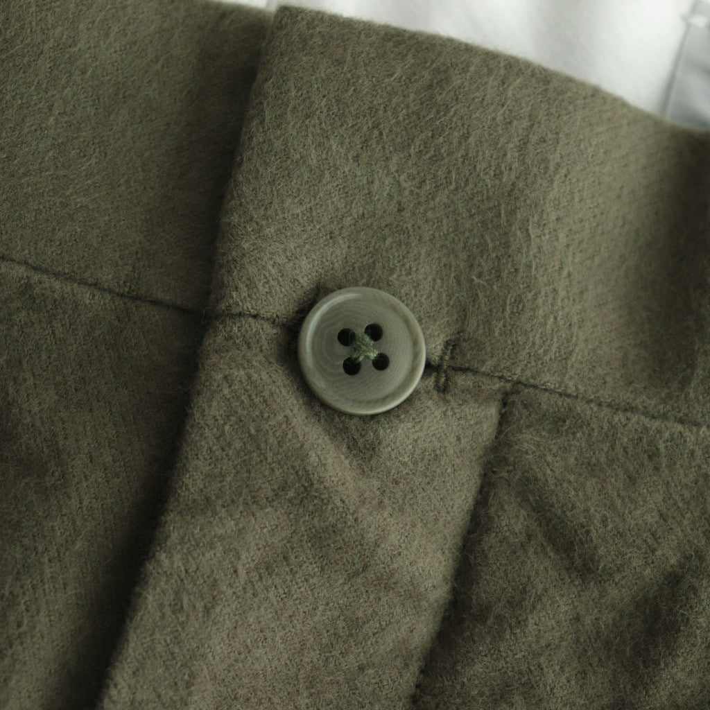 CHINO CLOTH PANTS WIDE #olive [13653]