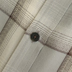 OMBRE PLAID SHIRTS LOOSE FIT #SMOKE BLUE [2541000504]