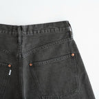 CS MODERN DENIM BUGGY SHORT CUT #GUNMETAL BLACK [26880405]