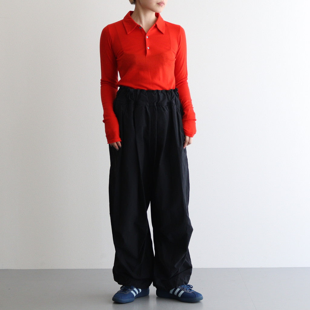 WOOL AMUNZEN POLO #RED [A24AP01NJ] – ciacura