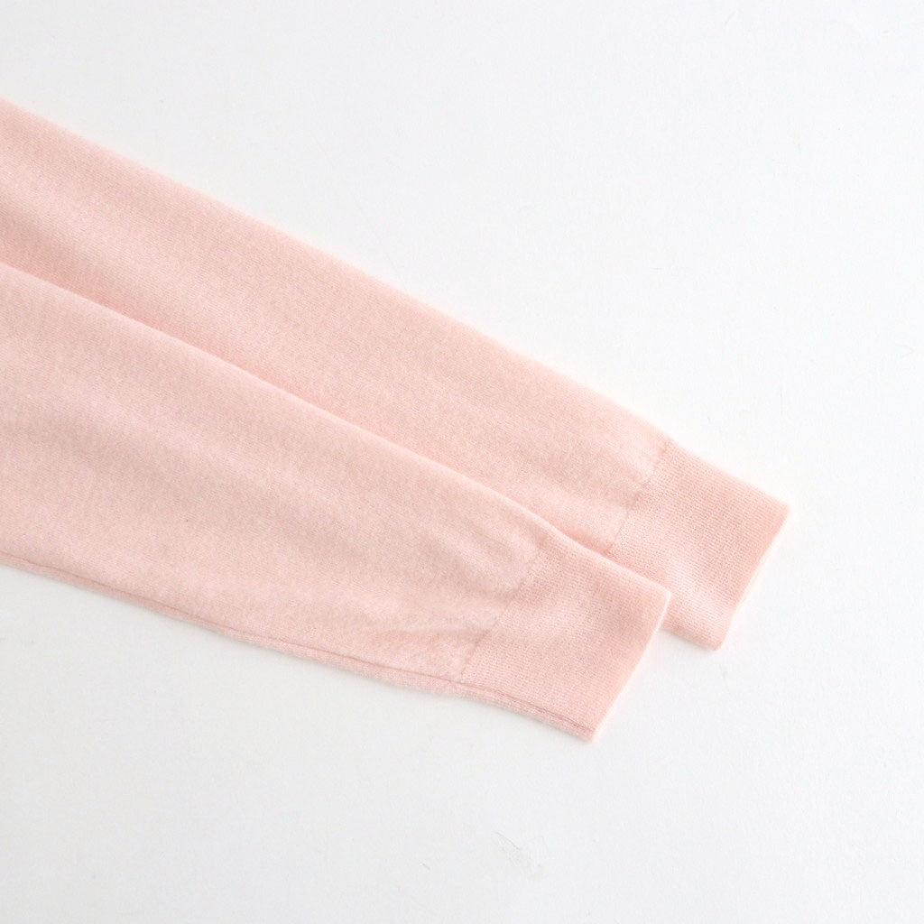 HIGH GAUGE SOFT CASHMERE KNIT SHIRT CARDIGAN #LIGHT PINK [A26AC03SM]