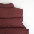 SUPER LIGHT NYLON RIPSTOP DOWN VEST #BURGUNDY [A25AV02NL]