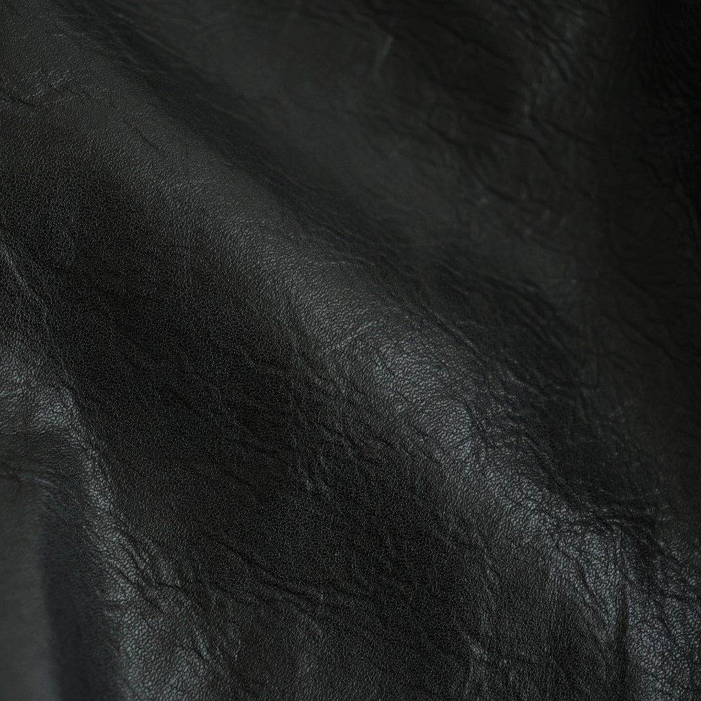 Cow Leather Raglan Blouson #BLACK [GU263-30320]