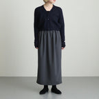 KID MOHAIR SHEER KNIT CARDIGAN #NAVY [A25SC04FG]