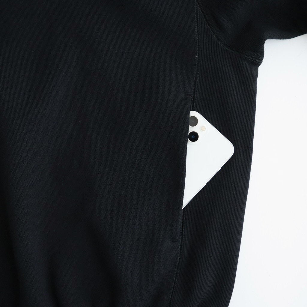 HEAVY OZ HALF ZIP PULLOVER #BLACK [FSC263-70172]