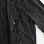 FMFOCT| Nylon Tussor Garment Dye Mod Coat #BLACK [RB_FR1003CT]