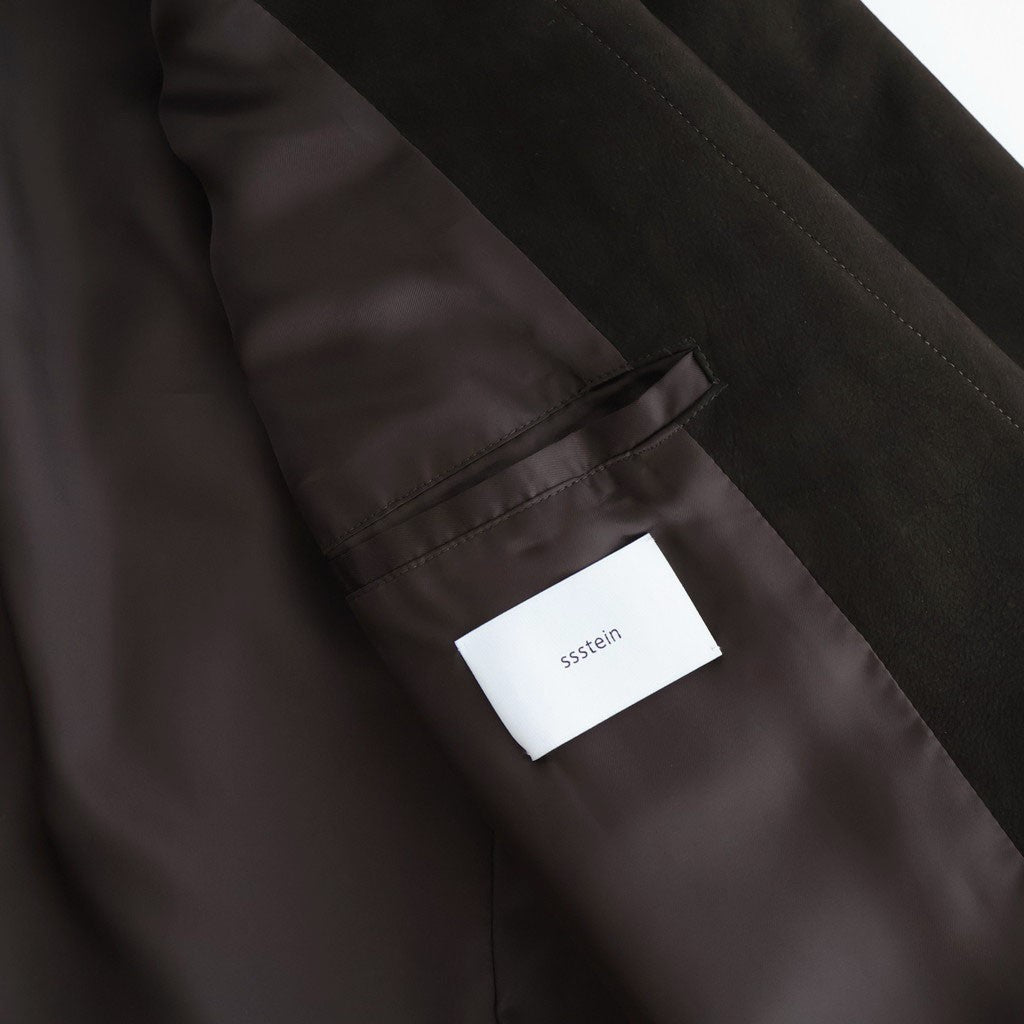 COW NUBUCK BLAZER #DARK BROWN [ST.1383]