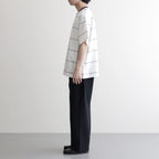 PIN BORDER S/S TEE #WHITE×NAVY [FSC261-70262]