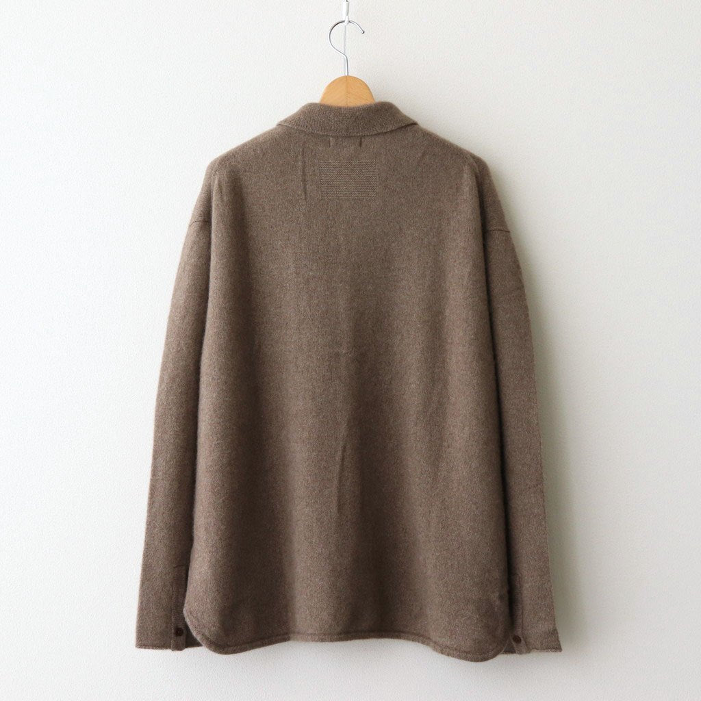 COMFORT TOUCH KNITTING REGULAR SHIRTS #SABLE [N0007]