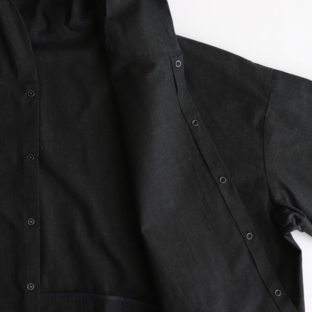 ワイドフーディーシャツ #SUMI [D125-T691]