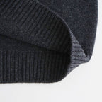 Wool 100% Raglan Knit #C/GRY [12520520]