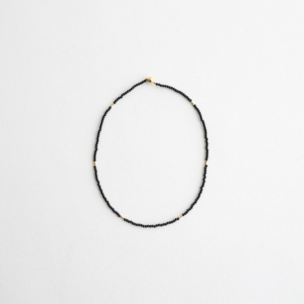 Thin Beads Choker #BLK [12610904]