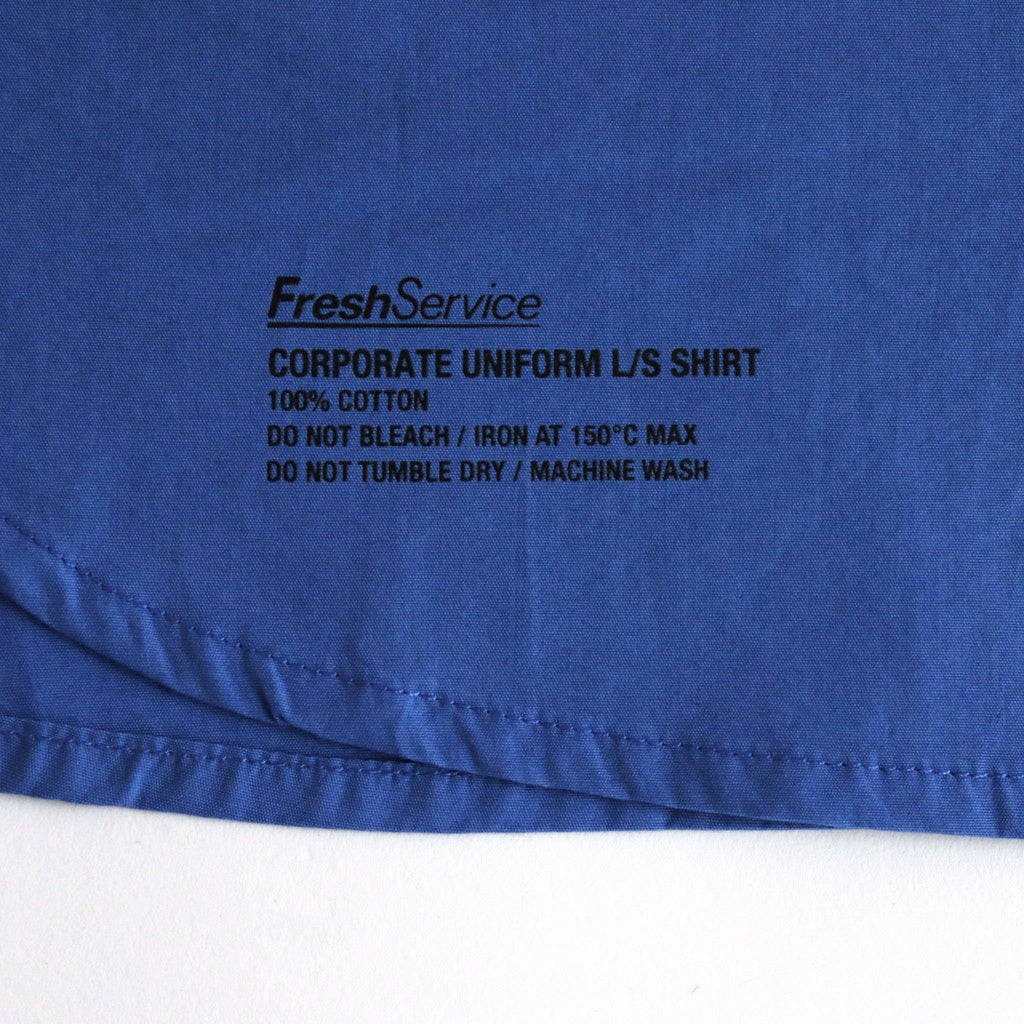 CORPORATE UNIFORM L/S SHIRT #BLUE [FSC244-50105B]