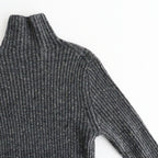 CASHMERE NEP KNIT TURTLE #MIX GRAY [A26AT04NE]