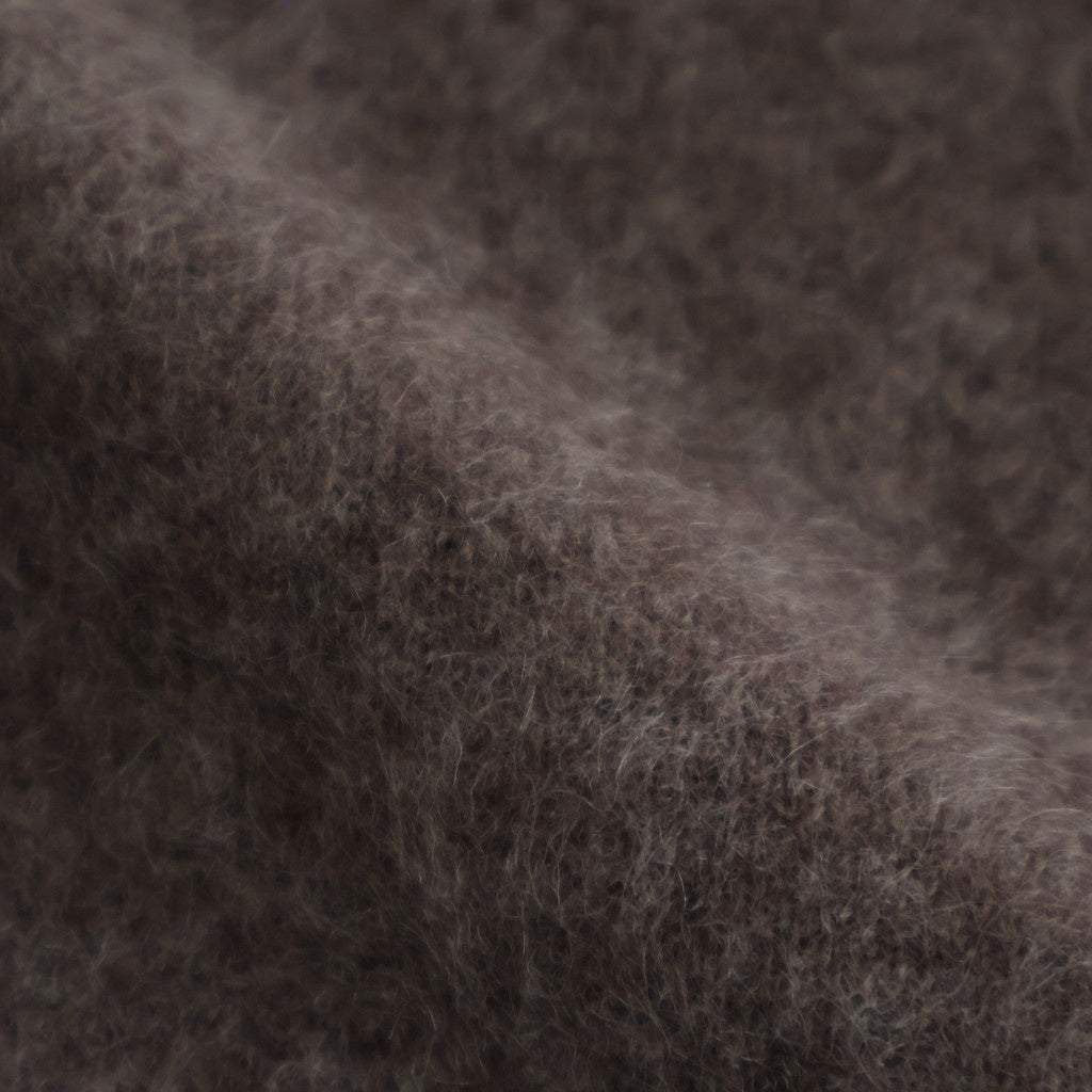 ROYAL CASHMERE FUR CREWNECK CARDIGAN #BROWN(035) [KRAGGW0903]