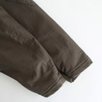 WASHED FINX COTTON GABARDINE FLIGHT BLOUSON #DEEP OLIVE [A25AB01HM]