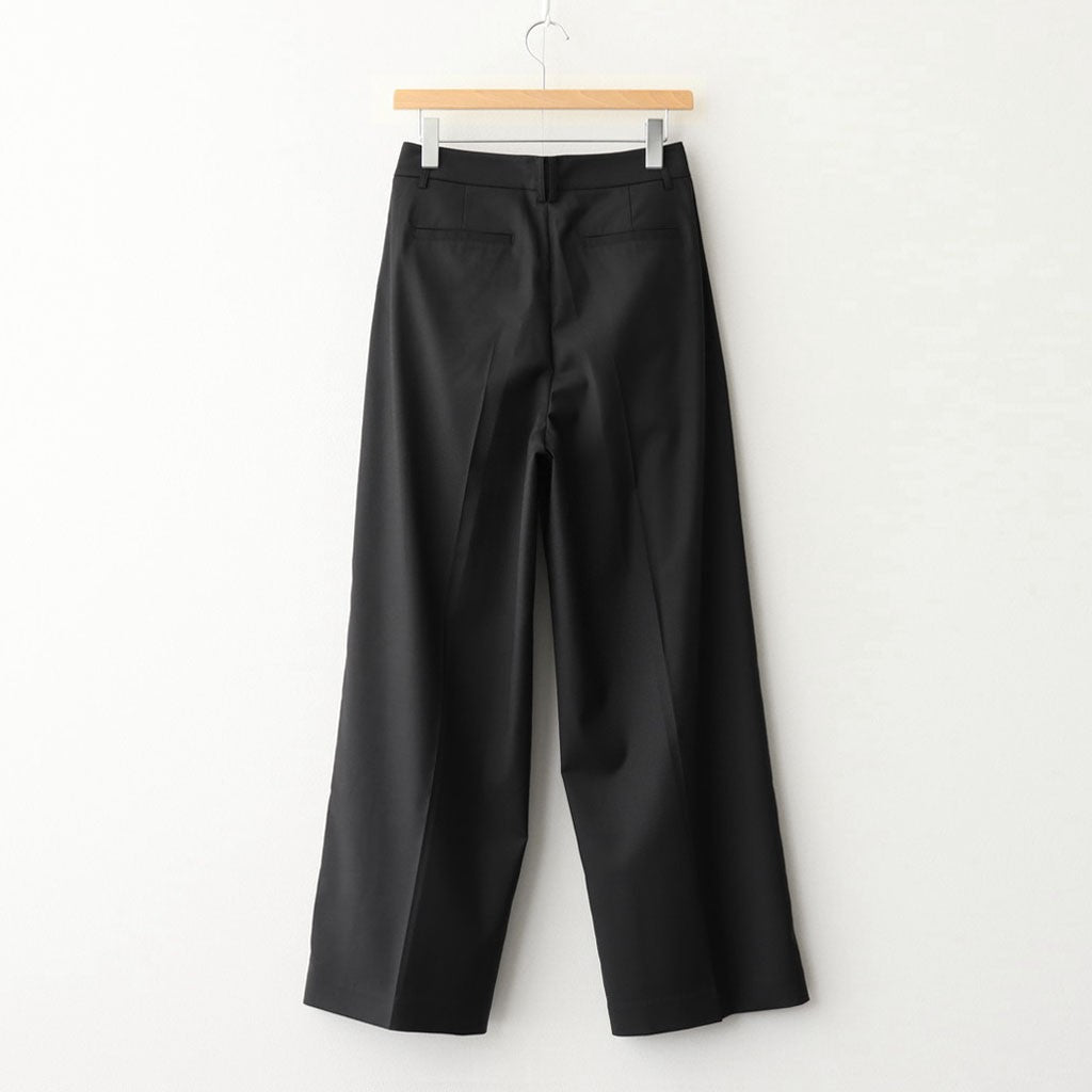 Lightweight Tuck Trousers #BLK [12520704]