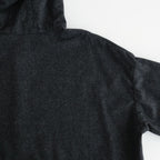 縮絨ウールワイドフーディー #CHARCOAL GRAY [D225-T391]