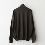 SUPER HIGH GAUGE SWEAT ZIP BLOUSON #DARK BROWN [A25AB01CU]