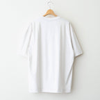 SUVIN 60/2 OVERSIZED T-SHIRT #WARM WHITE [KKAGLM0015]