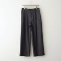 Brushed Cotton Gabardine Wide Straight Pants #CHARCOAL [GM261-40395]