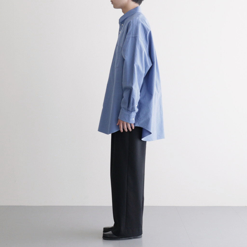 Oxford L/S Oversized B.D Shirt #SAX [GM261-50021B] - ciacura 三重