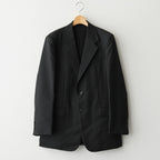 BLUEFACED WOOL JACKET #CHARCOAL NAVY STRIPE [A25AJ01BS]