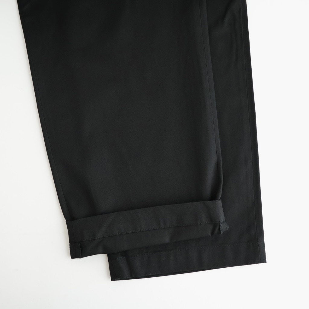 Westpoint Chino Wide Straight Trousers #BLACK [GM263-40165B]