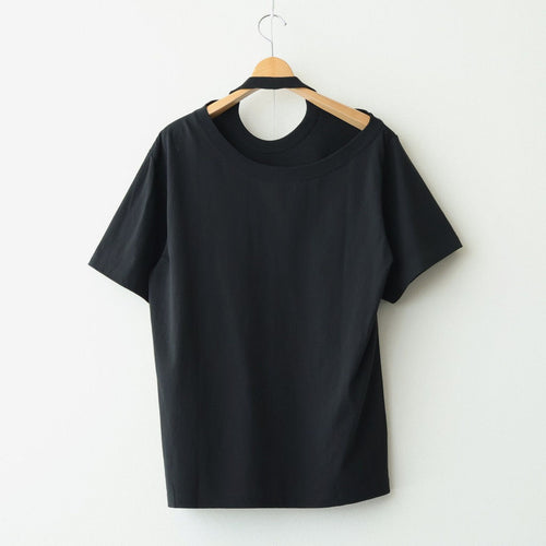 Raffy Gauze 2-Way T-Shirt #BLACK [I26SS-CUT9]