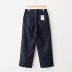 chino tuck straight #navy [15635]