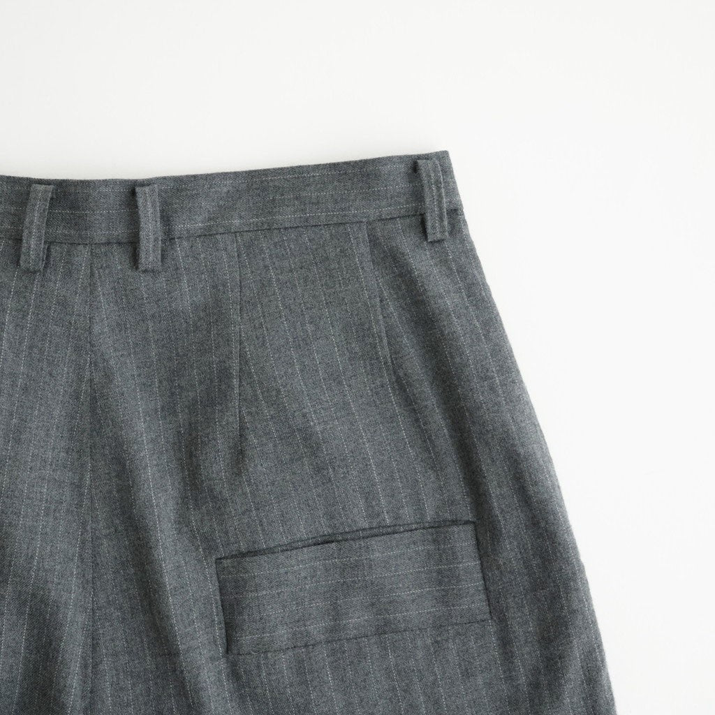 よそいきオーバータックPT #GRAY STRIPE [D226-P106]